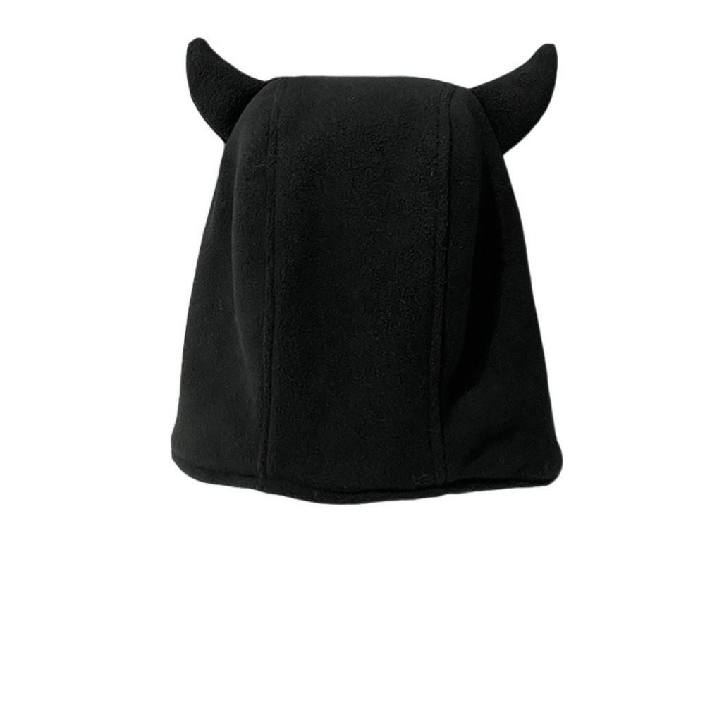 Ear Protection Lei Feng Cap Plush Winter Pullover Cap Personalized Demon Ear Hat  Autumn/Winter