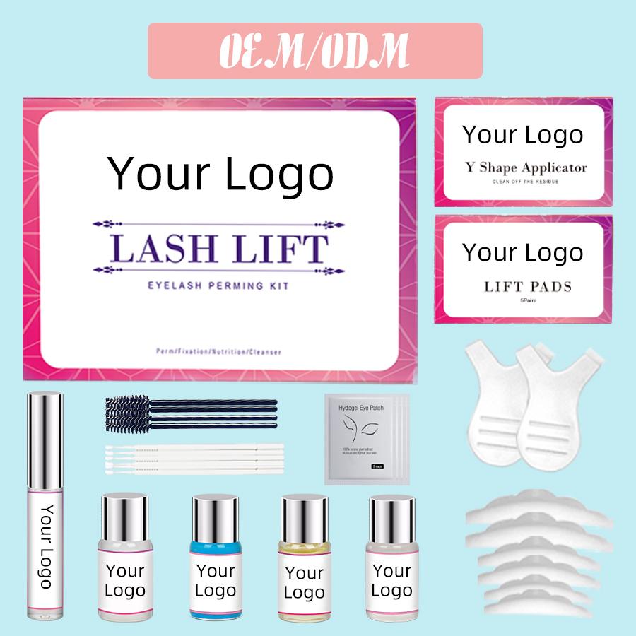 Custom OEM & ODM Lash Lift Kit with Private Label Heat-Treated Eyelashes Low MOQ Personalized Packaging Logo