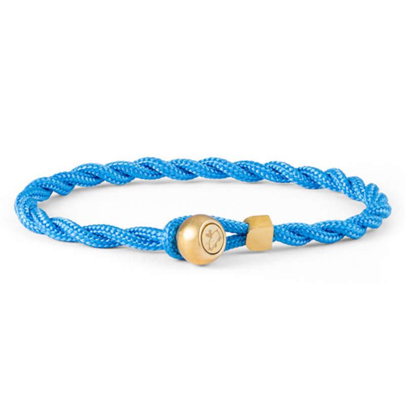 

PIG & HEN (Women s) Easy Ed Bracelet - Light Blue X Gold XS