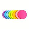Vibrant Sticky Notes with Strong Adhesive - Tearable, Reusable, Fluorescent Memo Pad for Students and Offices