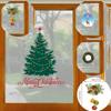 Christmas Window Stickers Christmas Wall Sticker Kids Room Wall Decals Merry Christmas Decorations For Home 2024 New Year