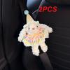 2PCS Cute Rabbit Car Seat Belt Shoulder Pads, Anti-Abrasion Protection for Clothes, High-End Cute Couple in-Car Accessories