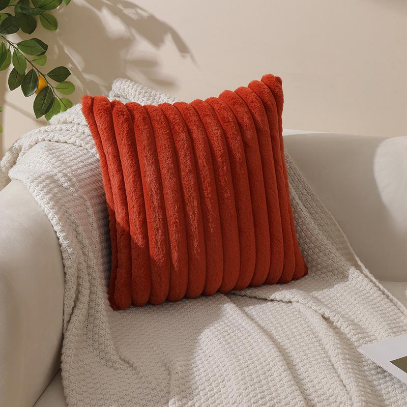 Halloween Pillowcase Pillowcase Simple Solid Color Core-free Plush Christmas Pillowcase