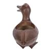 Duck Shaped Planter Resin Waterproof Decorative Animal Flower Pot for Yard Garden Terrace Balcony