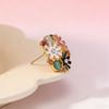 Stylish, elegant, and charming floral earrings for fashion enthusiasts