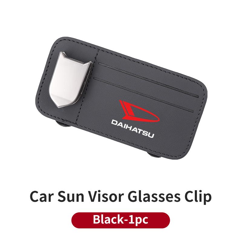 

Car Visor Organizer Sunglass Holder Glasses Bag Card Clip Interior For Daihatsu Terios Sirion Mira Materia Rocky YRV Feroza Char