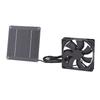 Solar Panel Fan Kit Solar Powered Exhaust Ventilation 4W for Small Greenhouses Sheds Pet Houses