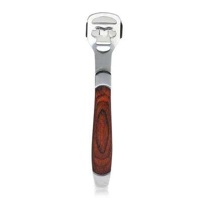 Strumento per Pedicure Multifunzione con Manico in Legno Rimuovi Pelle Morta Raschietto per Piedi (Raschietto per piedi)