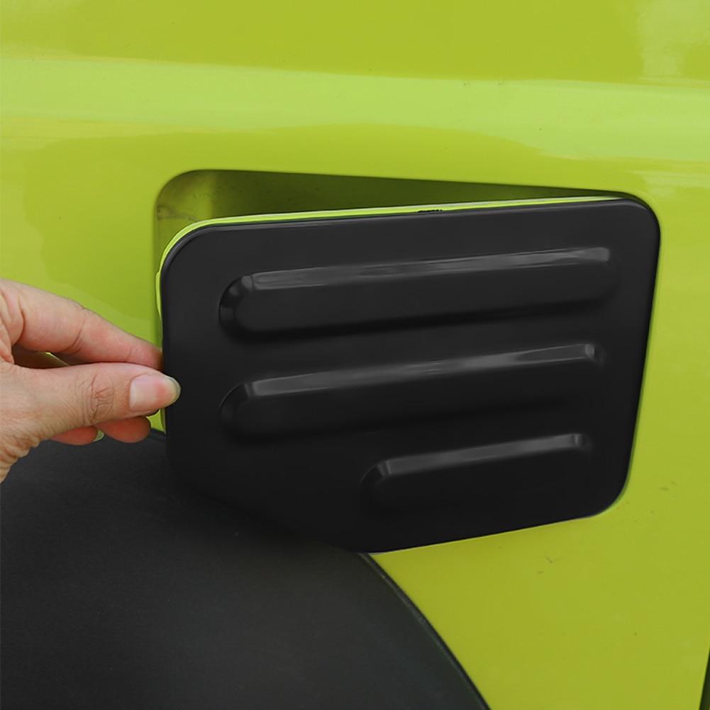 Car Fuel Filler Tank Cover Oil Fuel Tank Cap Cover Decoration Stickers For Suzuki Jimny JB64 JB74 2018