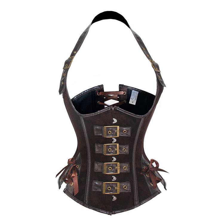 PU mākslīgās ādas vidukļa korsetes veste