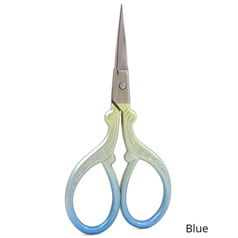 Vintage-Schere, Schneiderschere, Kreuzstich, europäisches Handwerk, Retro-Stickerei, Schere, Nähen, Bastelwerkzeug, Garnschere