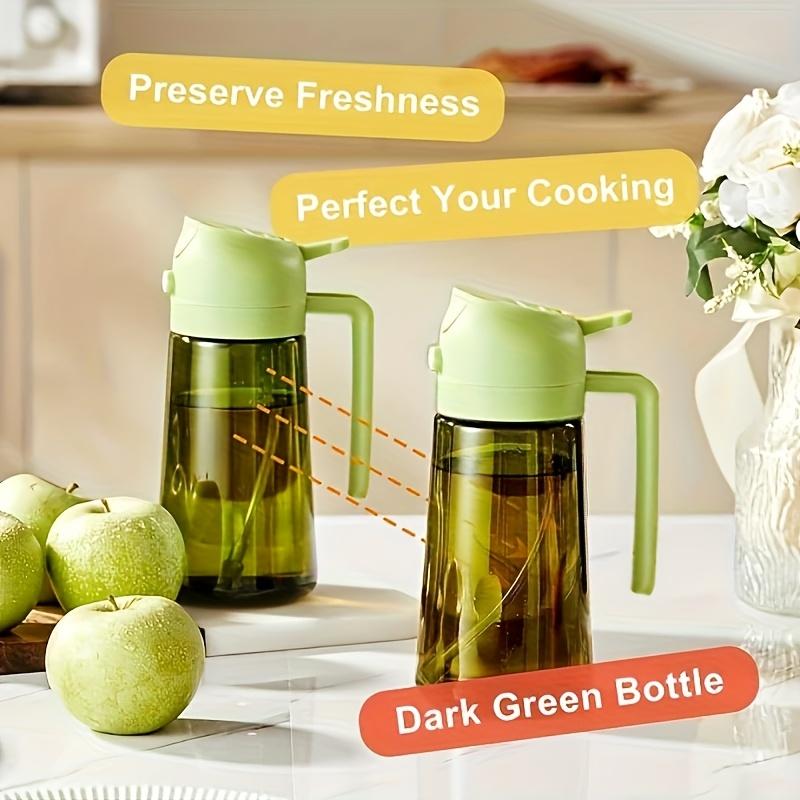 1PC Fine Mist Spray Bottle for Cooking Oil & Vinegar, Food Grade Plastic, Anti-Odor Kitchen Dispenser for Soy Sauce, Olive Oil