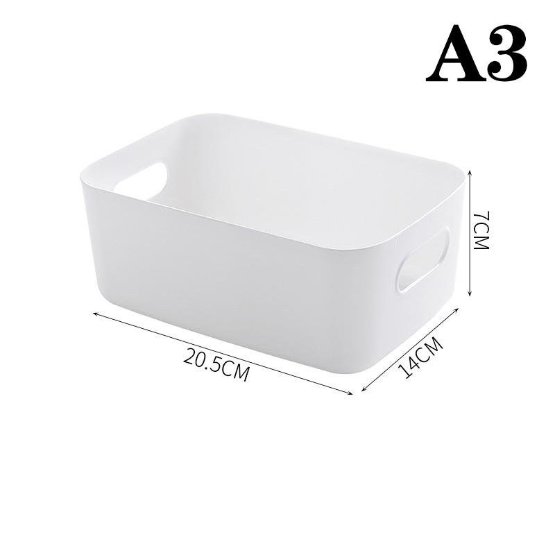 Storage Organizer Box Desktop Cosmetics Storage Sundries Organizer Storage Basket Plastic Snacks Home Kitchen Storage Box