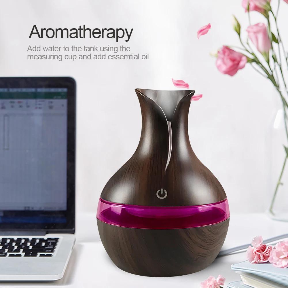 300ml Mini Humidifier & Oil Diffuser, USB Powered for Travel, Office, Small Spaces