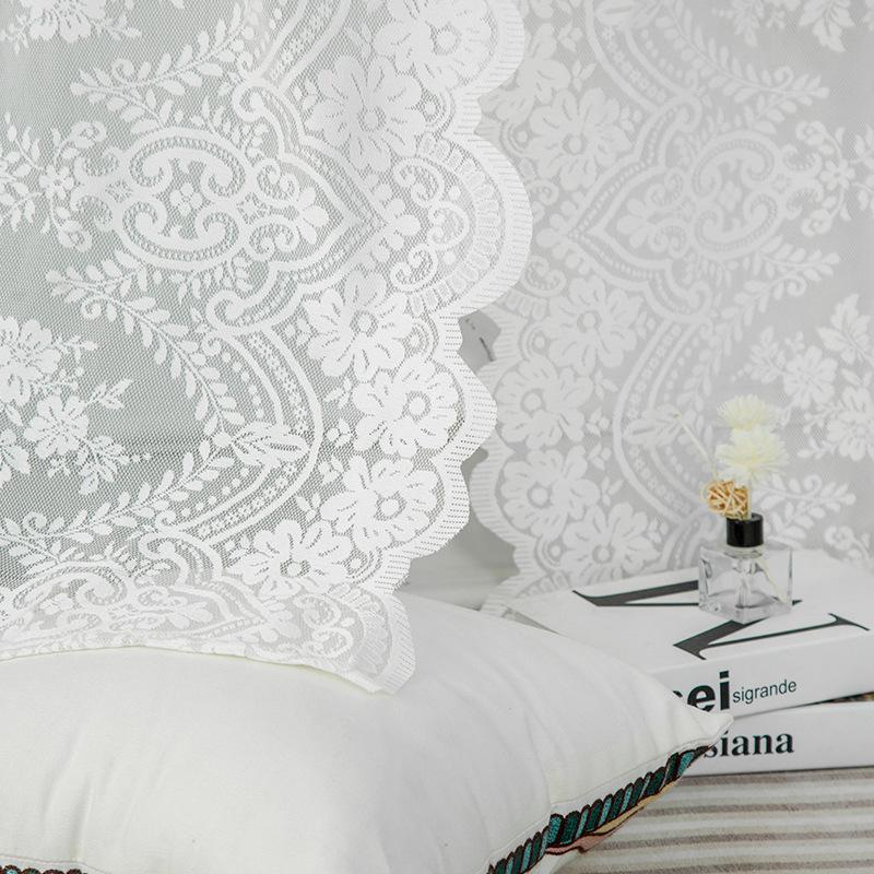 Stylish Simple Lace Curtains Curtains Living Room Bedroom Warm Curtains French Lace Curtains