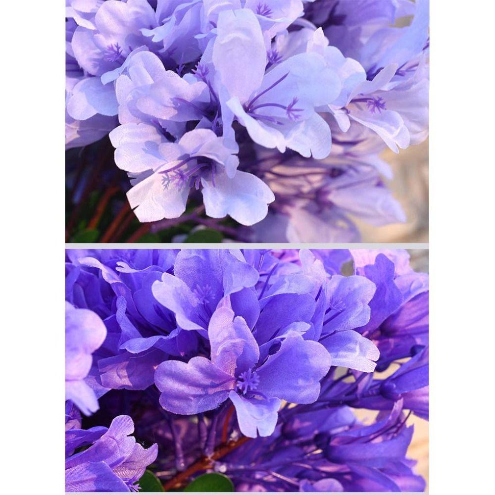 Blue Jacaranda Simulation Flower Simulation Hanging Hanging Flower Arrangement Landscape Flower Material Ceiling Flower Material