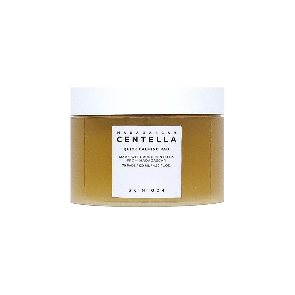 Skin1004 Madagascar Centella Quick Calming Pads 70 Sheets x 2 Packs Moisturizing Wipe Toner