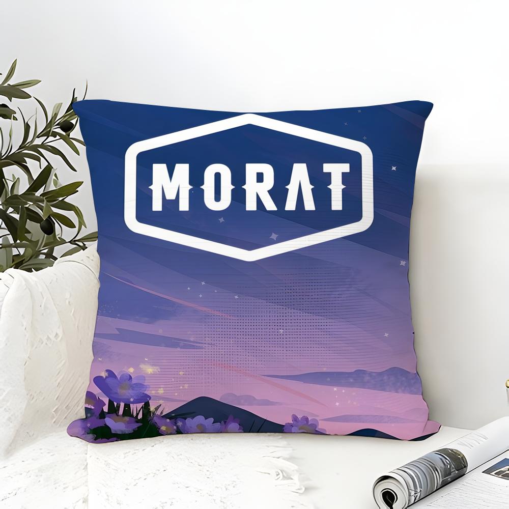 Rock Music M-Morat Band 4 Pillow Case Linen Pillow Case Sofa Home Decor Cushion Cover Cushion Cove