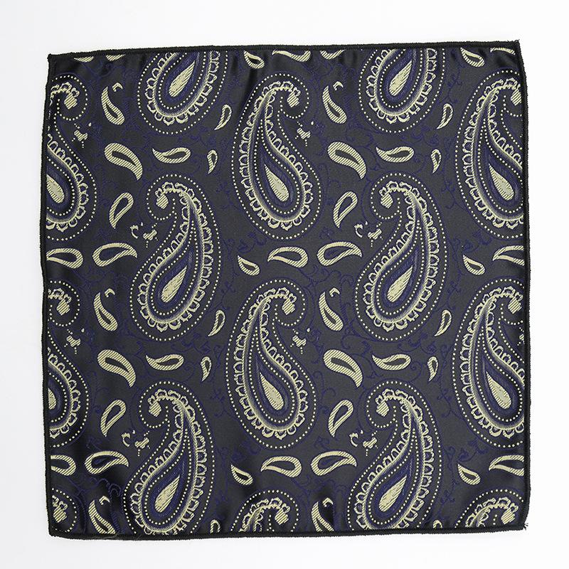 Square Scarf Suit Pocket Towel Wedding Groom Best Man Red Embroidery Business Square Scarf Pocket Towel