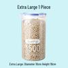 Large Transparent Airtight Food Storage Container for Milk Powder and Grains