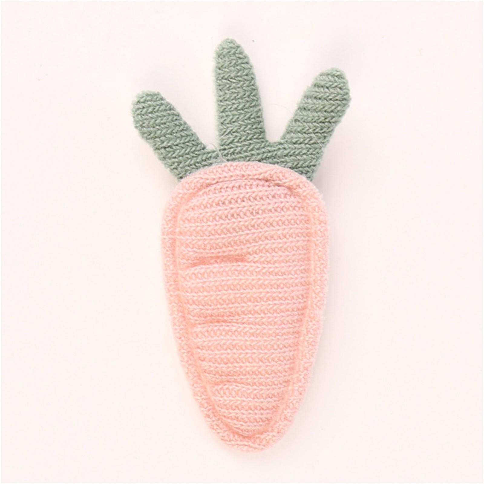 

20 шт. аппликация в виде моркови из мультфильма для детской одежды ручной работы, шапки, обуви, ткани, швейных нашивок, аксессуаров для головных уборов N37 One Size розовый