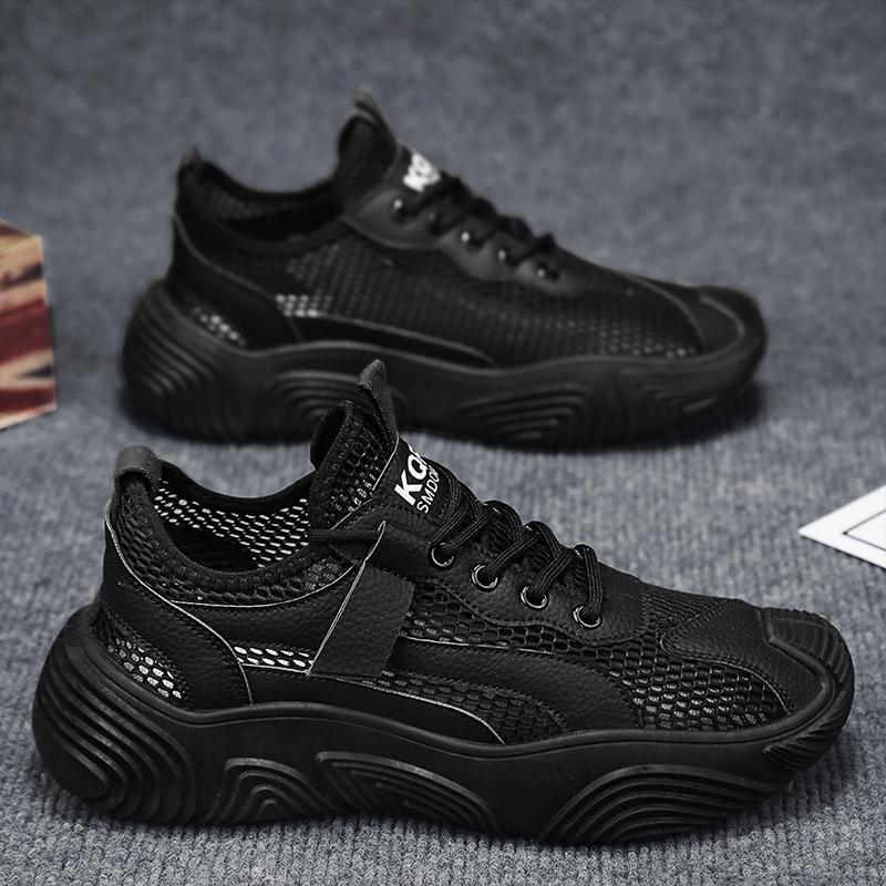 YRZL Mens Shoes Casual Outdoor Sports Sneakers Non Slip Comfortable Walking Shoes Breathable Mesh Sports Shoes