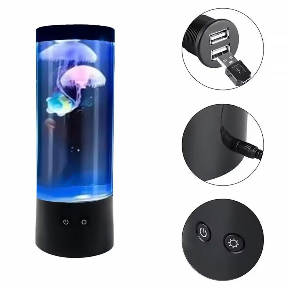 USB Battery Powered Aquarium Light Acrylic Material Aquarium Mood Light Aquarium Night Light  Home
