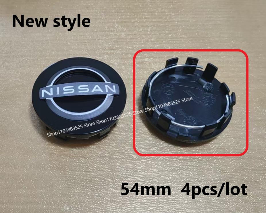 54/63mm New Style 4pcs Wheel Center Hub Caps for Nissan Almera Nismo Sylphy Sentra Versa Altima Rogue Tiida GTR Xterra Qashqai