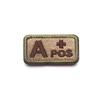 Badge Blood Type Velcro Embroidery Patch Clothing Backpack Accessory Decoration