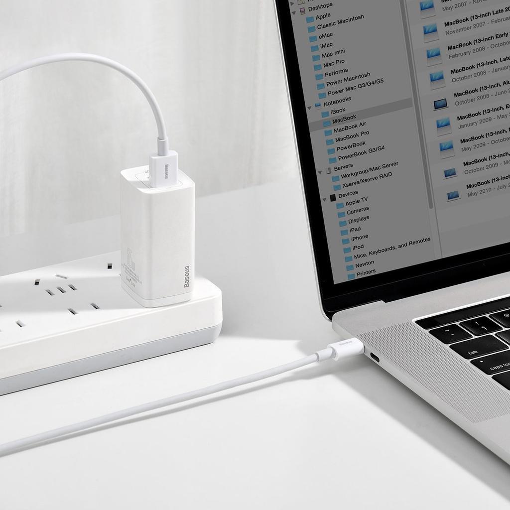 Kabel Usb Do Usb-C Baseus Superior Series, 66W, 2M (Biały)