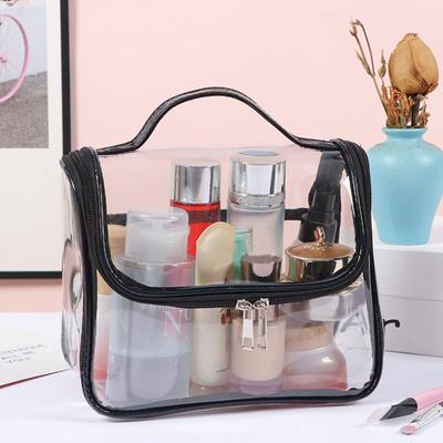 Bolsa de cosméticos Yousheng estilo Ins de PVC transparente, duradera, impermeable, espaciosa, para guardar accesorios de viaje.