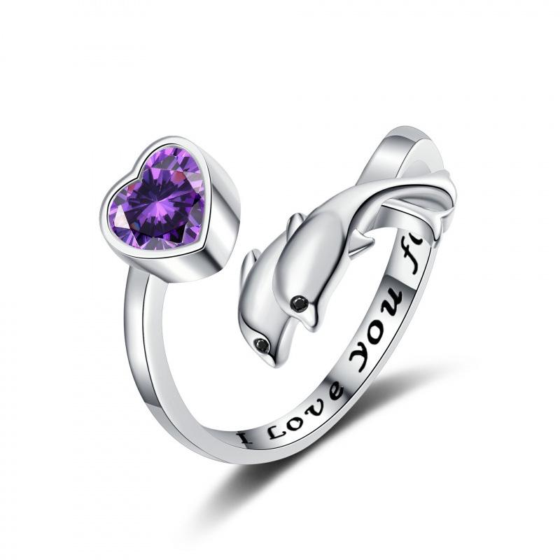 Whale Ring: Simple & Stylish Engraved Women's Fashion Jewelry