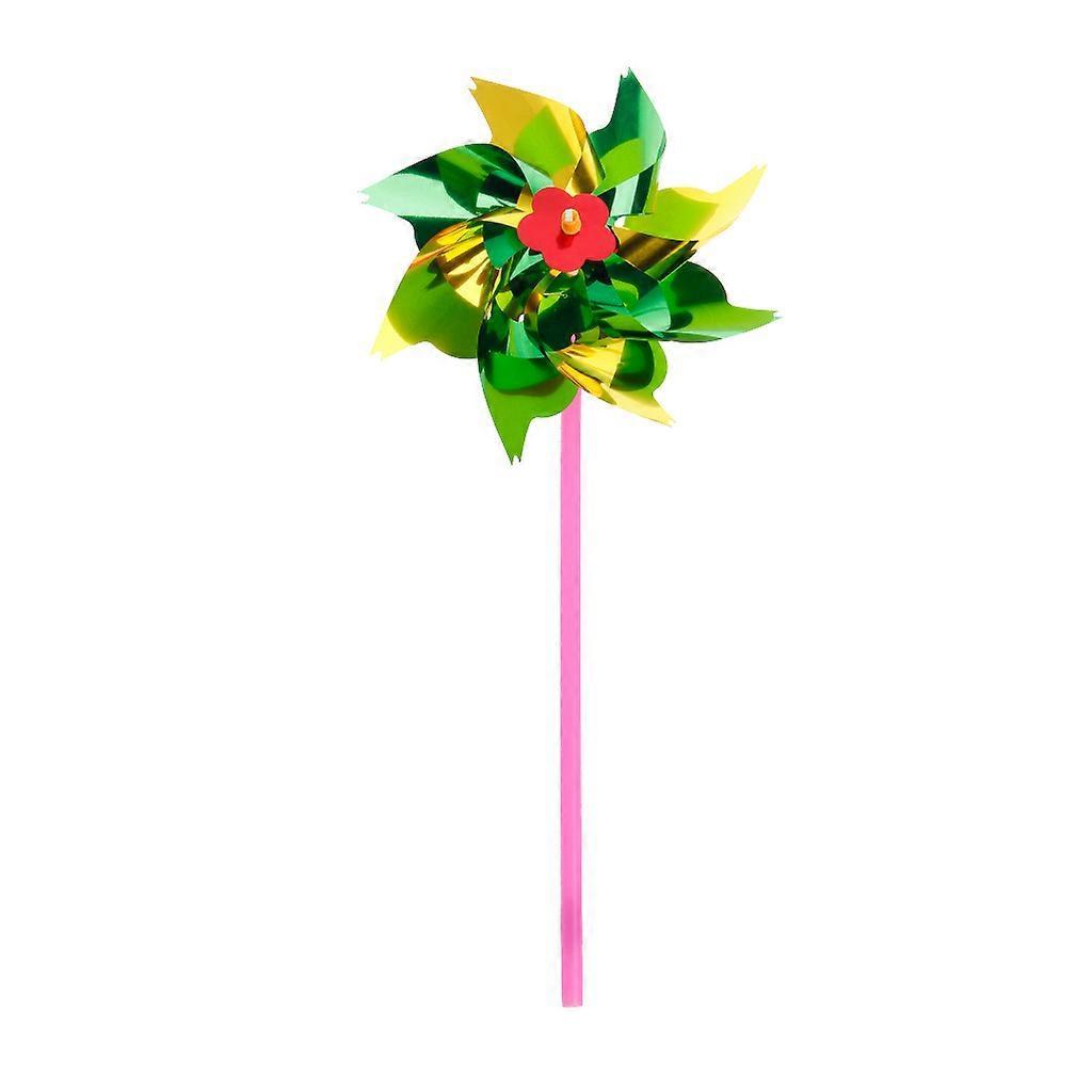 10Pcs Plastic Windmill Pinwheel Wind Spinner Kids Toy Garden Lawn Party Decor
