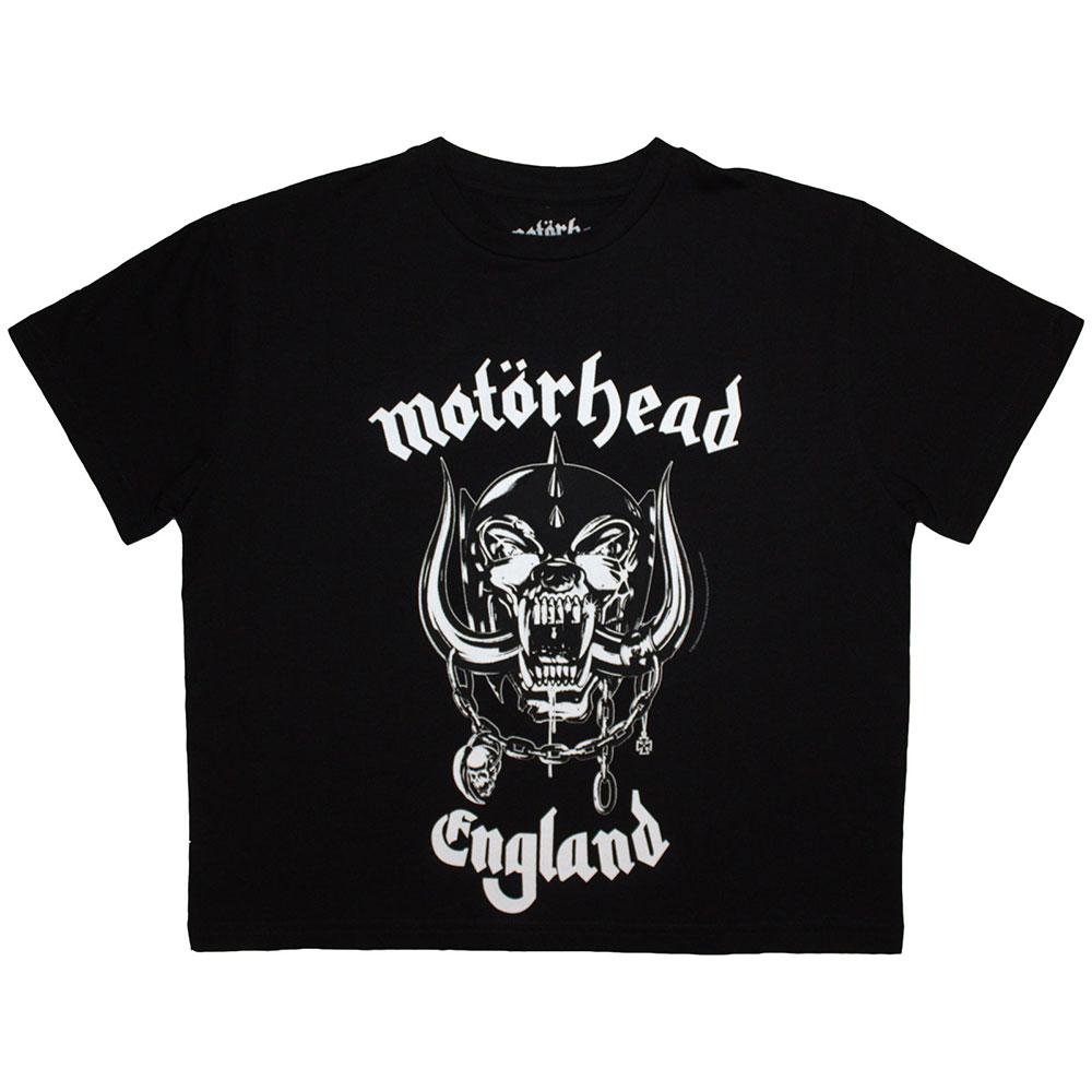 Motorhead Womens/Ladies England Crop Top