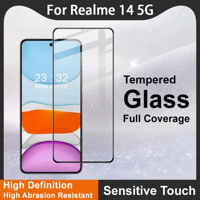 For Realme 14 5G Global Glass IMAK Full Coverage Tempered Glass Film Pro+ Series