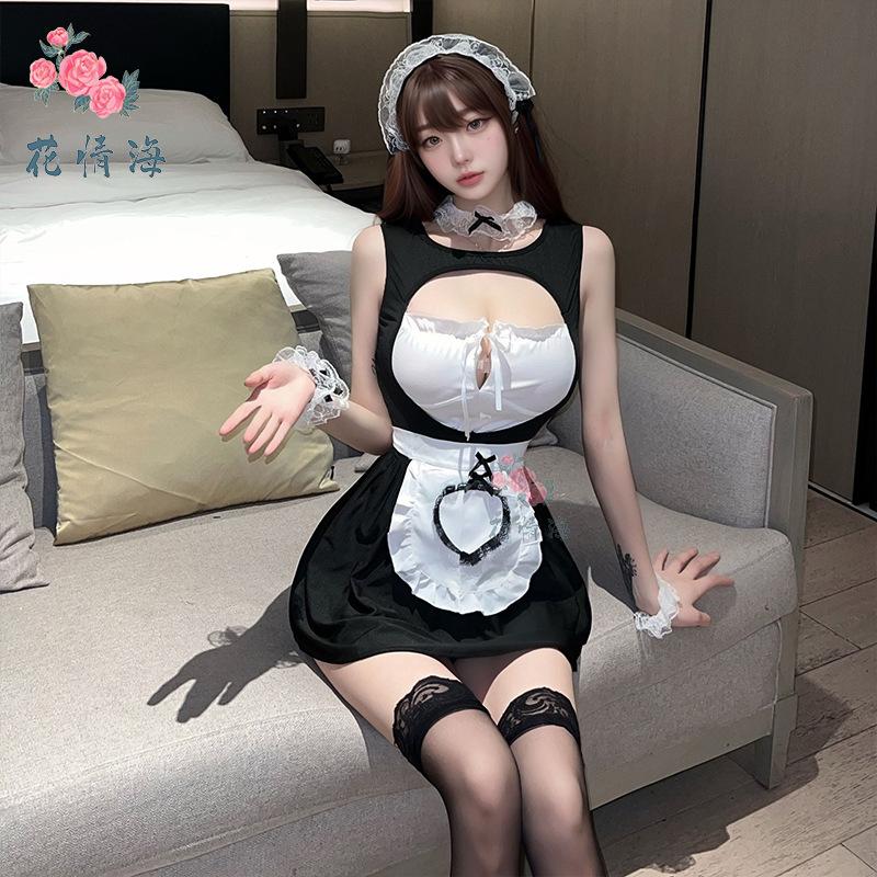 Sex Underwear Cute Maid Passion Pure Lust Temptation Small Breasts Big One-piece Maid Skirt
