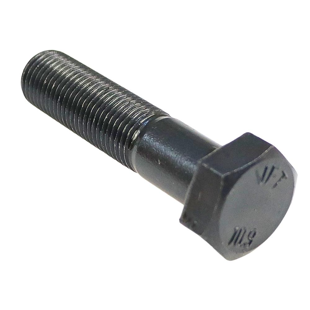 Hexagonal head screw, partial thread M14x1.5x60, class 10.9, fine pitch, DIN960, raw - pin screw