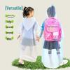 **Children's Cartoon Raincoat: Durable, Thickened, Transparent, Full-Body Jumpsuit for Elementary School**