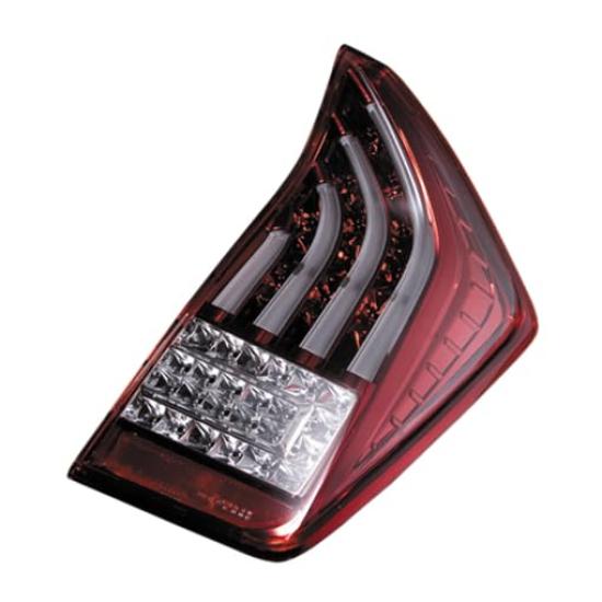 

Valenti Jewel LED Tail TRAD Sequential for Prius Lamps, Model, (30 Series), Clear/Red Chrome, TT30PRI-CR-2