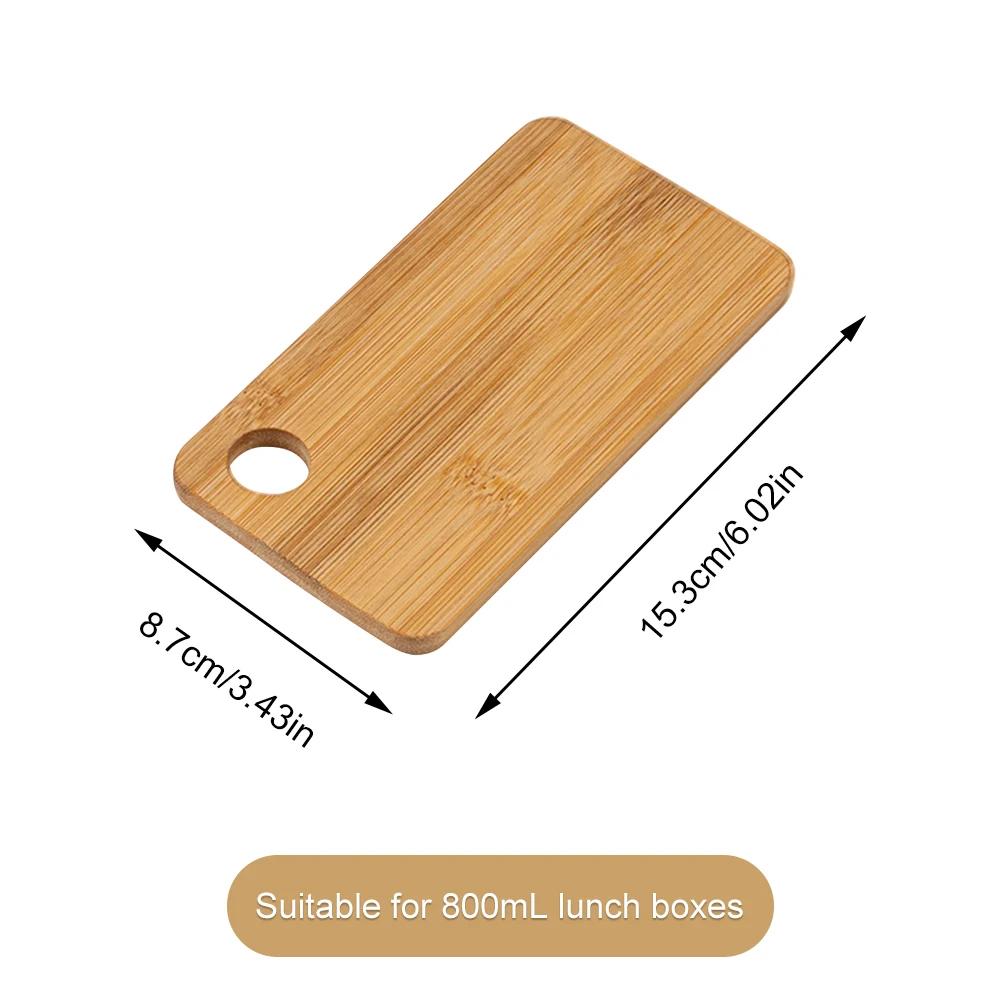 

Bento Box Cutting Board Lightweight Small Cutting Board with Hole Reusable Multipurpose Camping Cooking Supplies