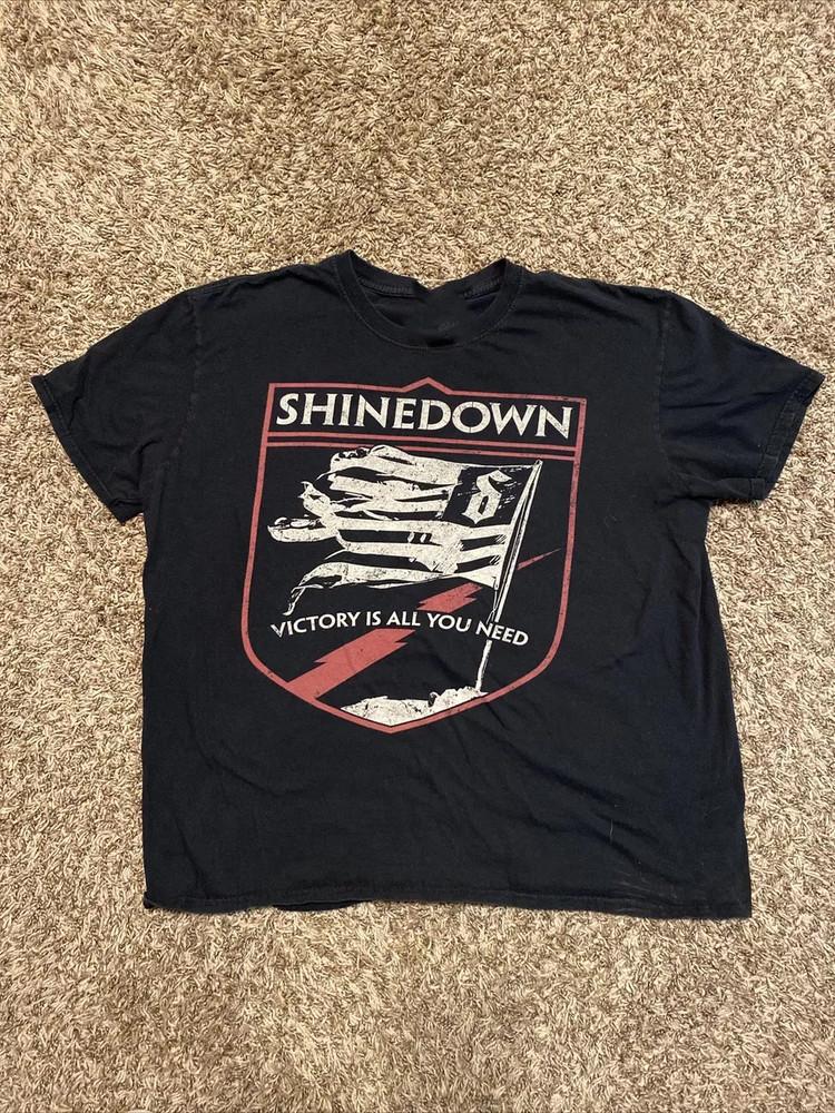 Shinedown Band Black Short Sleeve Cotton Size S To 4XL T-Shirt Unisex T-Shirt XXXXL