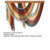 Decorazione da Parete Boho Arazzo Boemo Arte da Parete Fatta a Mano con Nappa Grande Sfondo in Corda di Cotone Intrecciata per Soggiorno Camera da Letto Asilo