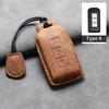 Leather Car Key Case Protector Cover For Mitsubishi Xpander Outlander L200 Asx Pajero Eclipse Cross Montero Soft Lancer Mirage