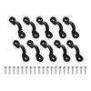10 Durable Nylon Pad Eye Plate Hook Hanger for Marine