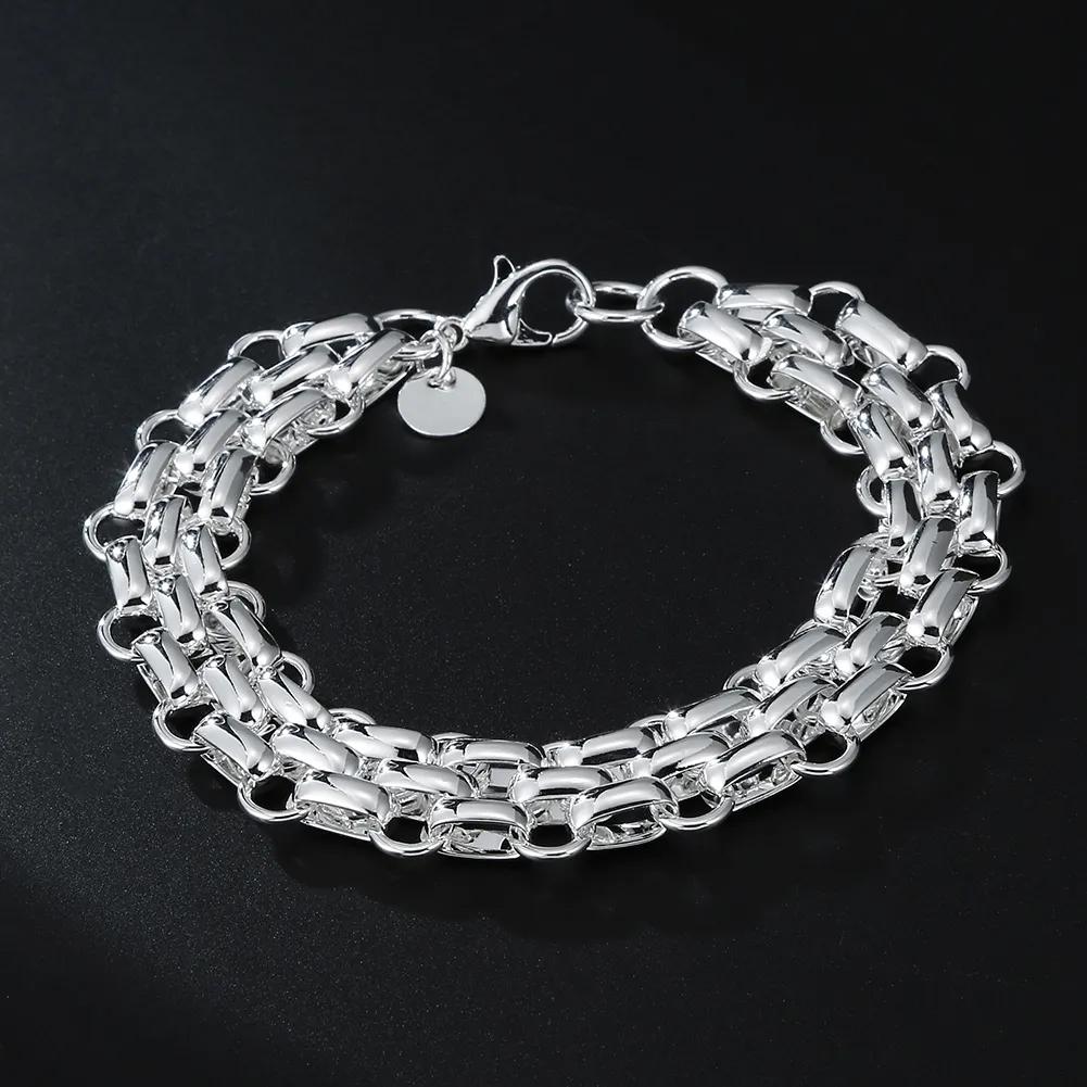 Whelesale Copper Color Noble Nice Chain Solid Bracelet For Women Men Charms Party Gift Wedding Fashion Jewelry