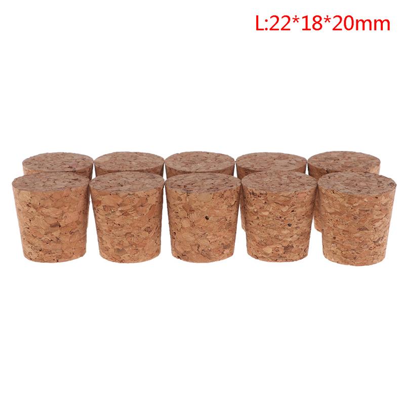 10Pcs Wine Glass Bottle Stopper Kettle Pudding Container Cork Cap Burette