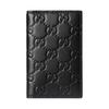 GG Embossed Leather Bifold Wallet Black Daily Travel 850183-AAFDV-1000