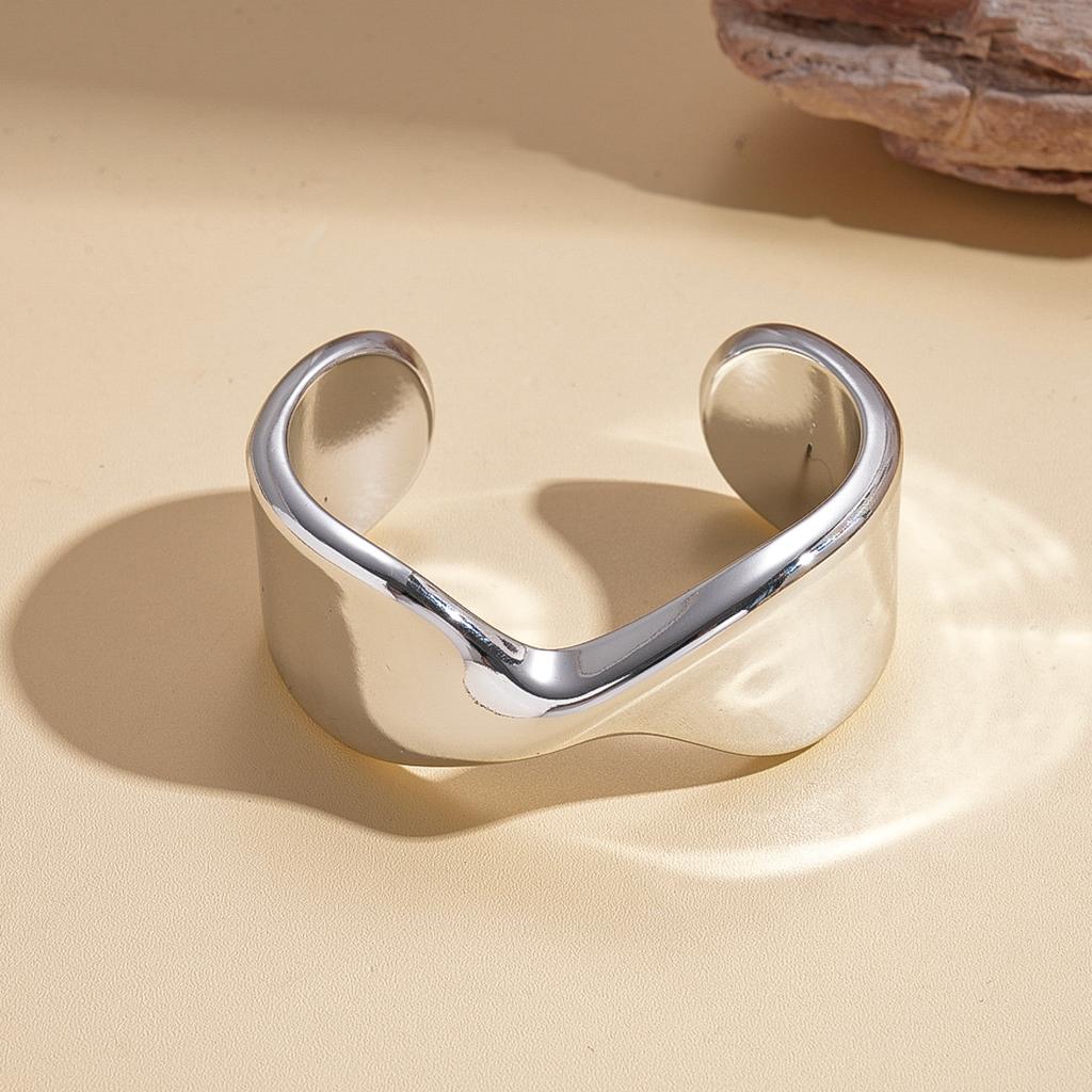 Glossy Geometric Round Twist Bracelet Fashion Ins Bracelet Jewelry