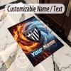 Crystal Velvet Rug Athletic Bilbao FC Print Custom Name Text Floor Mat Home Decor