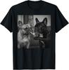 Frenchie Buddies Vtipný francouzský buldoček kouřící cigaretu Meme unisex tričko Unisex tričko